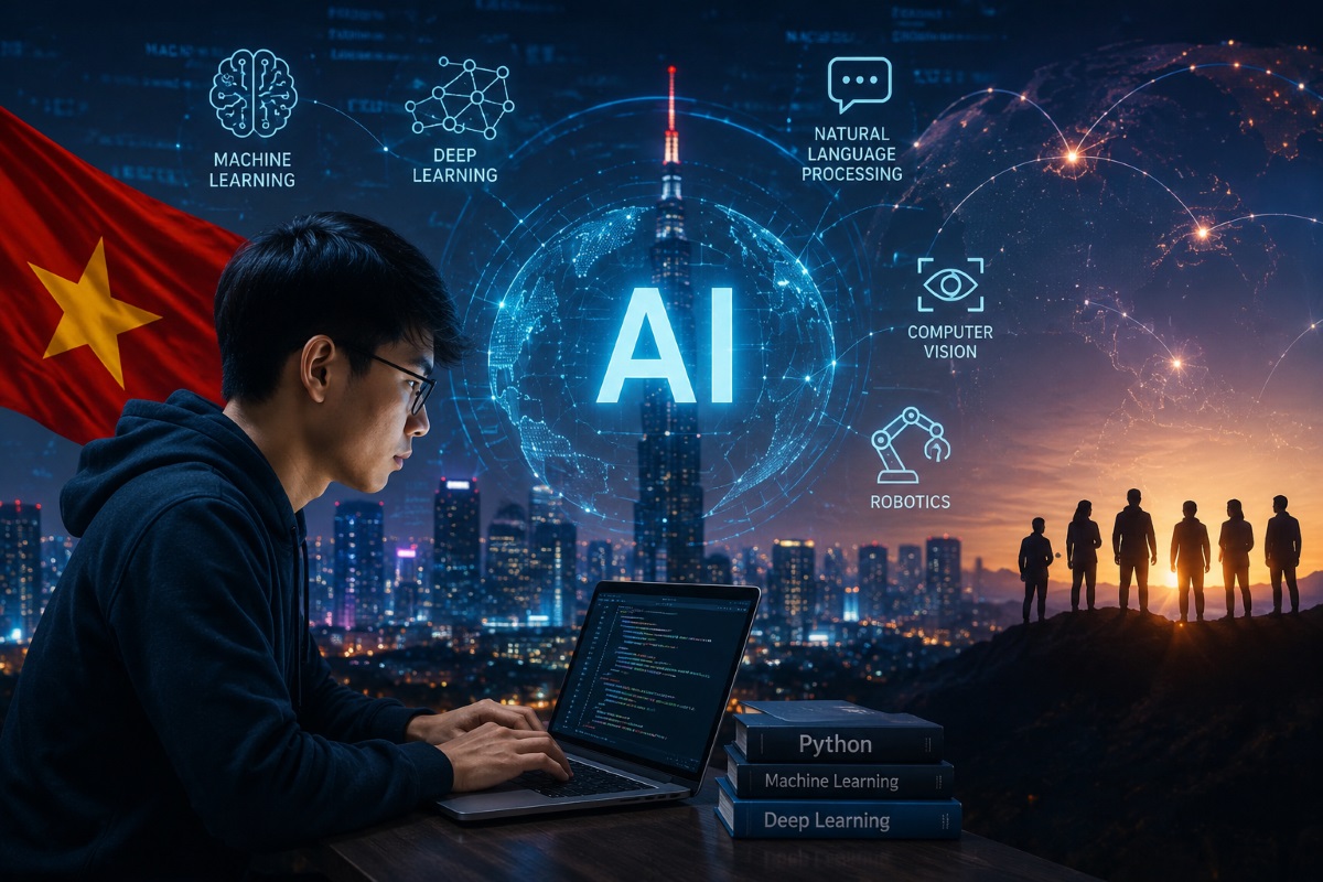 Pemuda Vietnam Memasuki Lomba AI Global